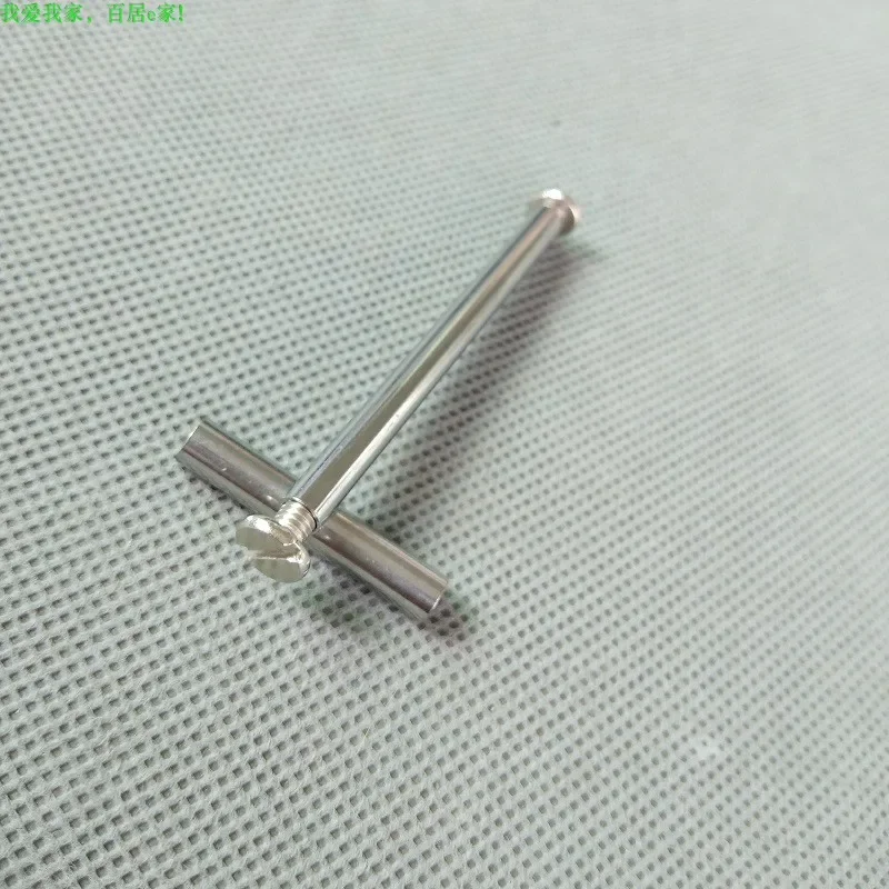 

1000PCS Chrome M4 Inner Thread Female Metal Hollow Tube Connection Tube with 2pcs M4 Truss Cross Screw DIY Lighting Accessories