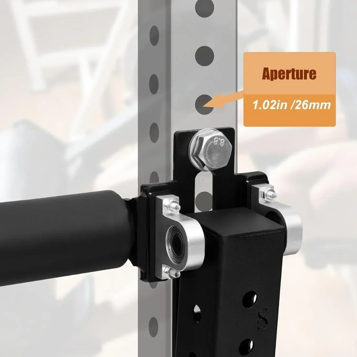 ماكينة تمديد وتجعيد الساق المثبتة - فتحة 1.02 بوصة و0.71 بوصة متوافقة مع 8 أوضاع قابلة للتعديل لتدريب الساق #2