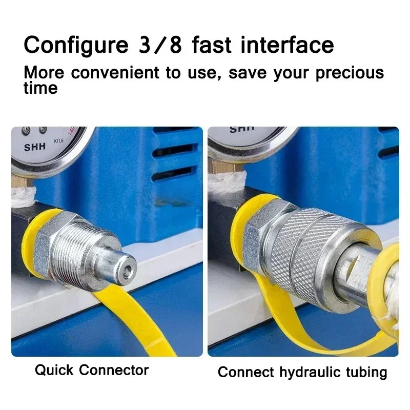 جهاز مضخة زيت كهربائية محمولة فائقة الضغط 220 فولت/أداة هيدروليكية لصمام الملف اللولبي QQ-700 #2