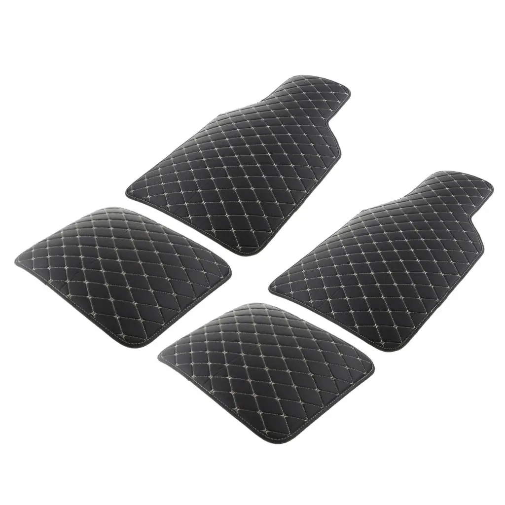 4Pcs/Set Waterproof PVC Tailored Car Floor Mats Auto SUV Anti-dirty Carpet