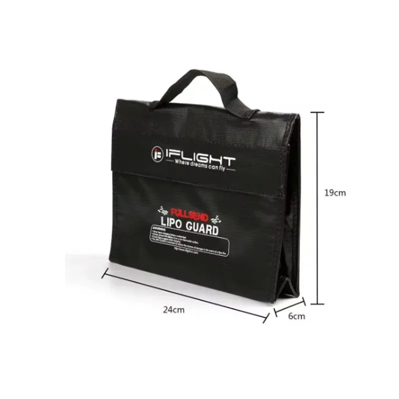 IFlight مقاومة للحريق RC يبو بطارية حزمة المحمولة انفجار برهان حقيبة السلامة 240X180X65mm ل FPV سباق الطائرة بدون طيار