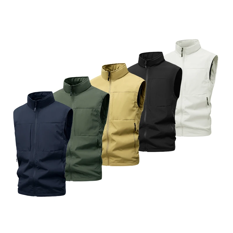 

Autumn Men's Sports Hunting Fishing Vest Mountaineering Camping Outdoor Hiking Sleeveless Tactical Photographer Vest Jacket
