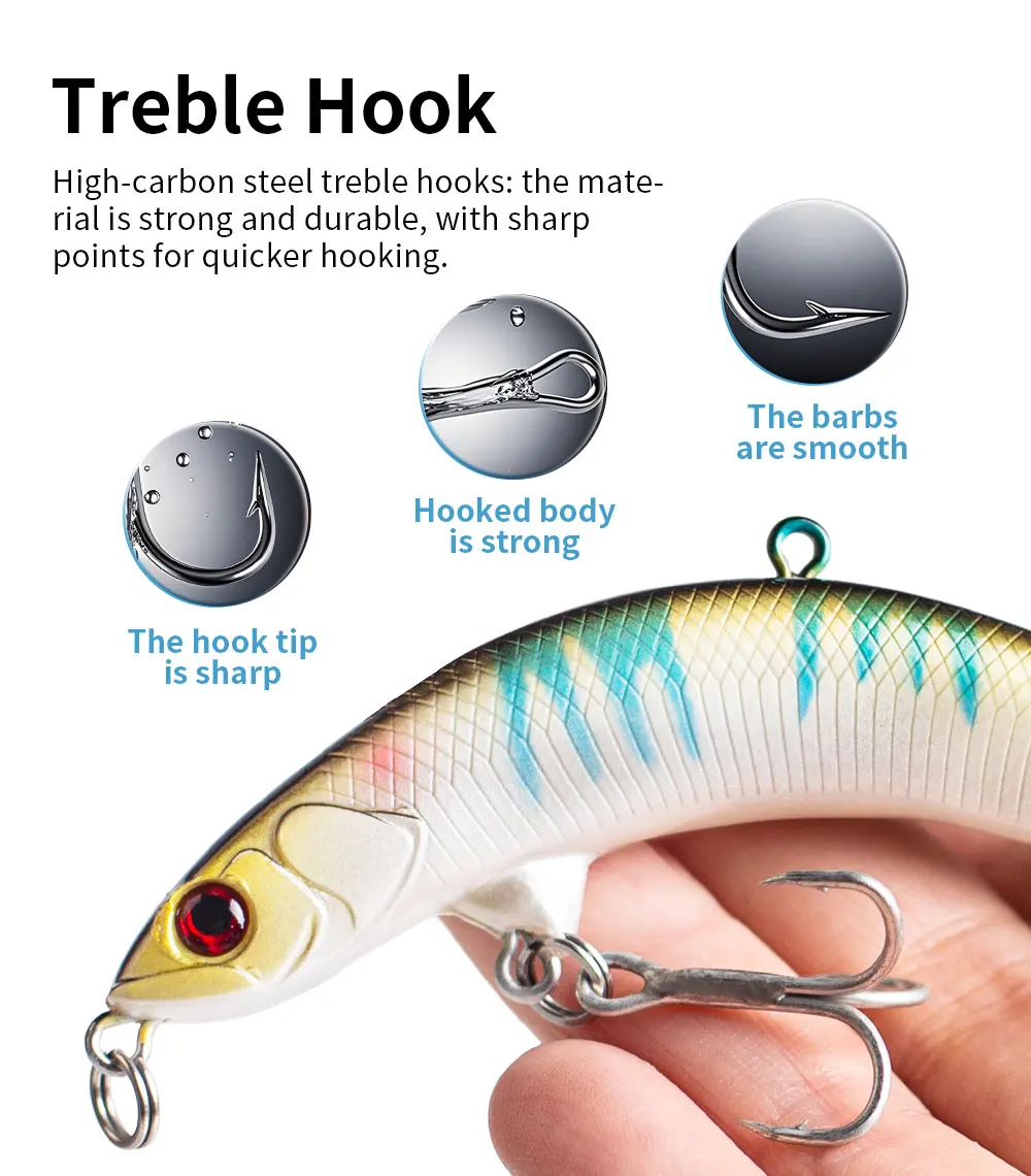 Hanlin 8,5 cm 7g gebogener Bleistift köder Top water Swimbaits schwimmende Kunststoff Hart körper Minnow Wobble Angel köder für Hecht Bass Tackle – Detail 6