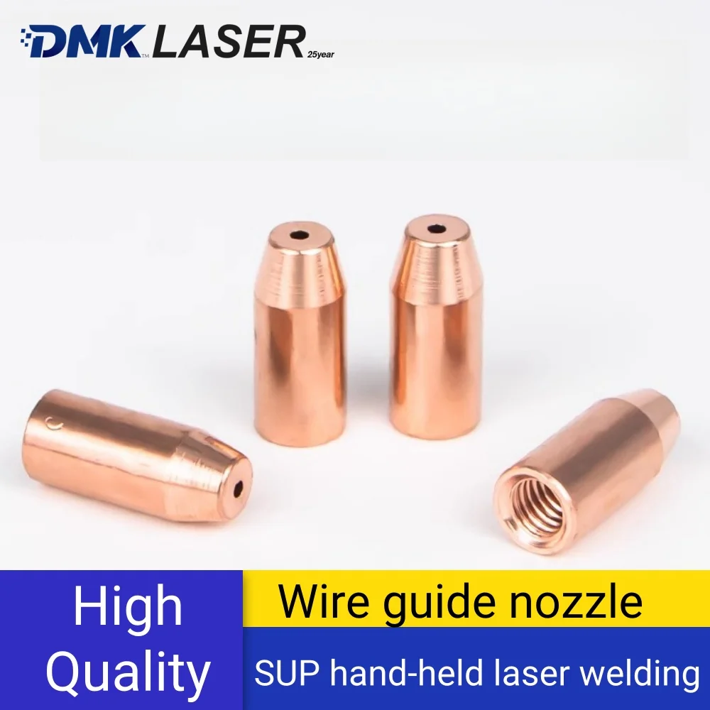 DMK fiber laser welding guide wire M5 nozzles single layer copper nozzle for welder head SUP21T SUP23S/T QIlin BWT20 HW980/970