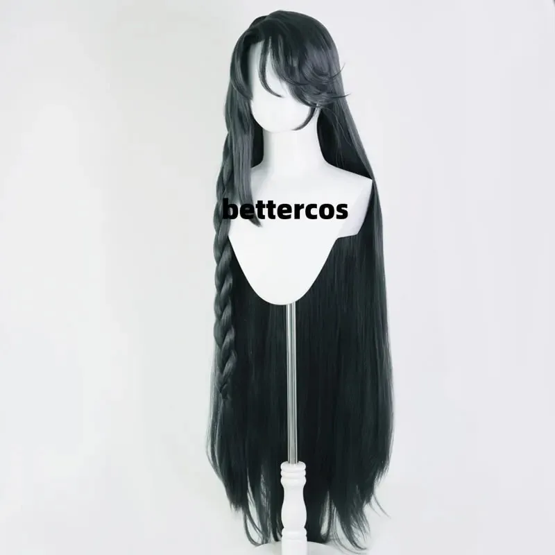 لعبة رماد المملكة ون تشو شعر مستعار تأثيري 120 سنتيمتر مقاومة للحرارة الاصطناعية الشعر هالوين حفلة كوس الباروكات + غطاء شعر مستعار