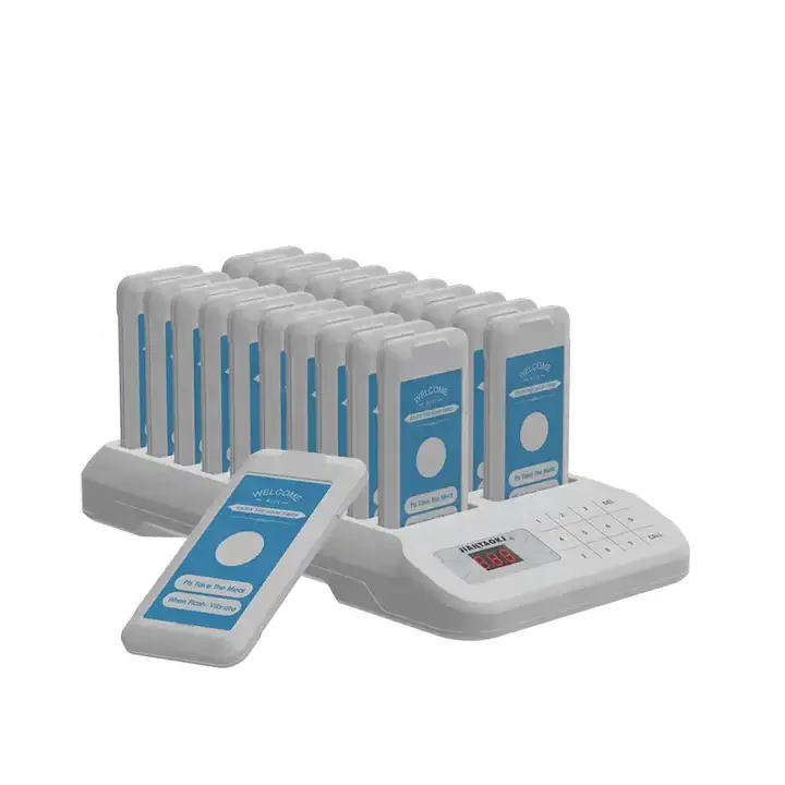 JT-919 Waterproof Guest Waiter Call System Wireless Restaurant Buzzer Pagers for Cafe