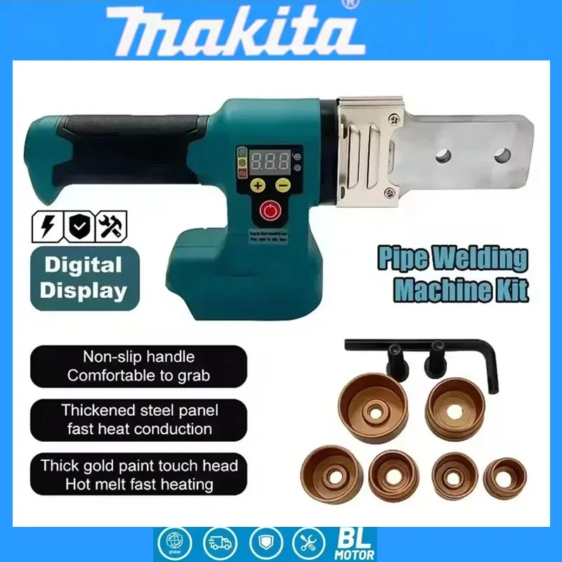 

Makita Electric Pipe Welding Machine Cordless Fuser PPR PE Soldering Iron Plastic Tube PP Heating Hot Melt No Battery