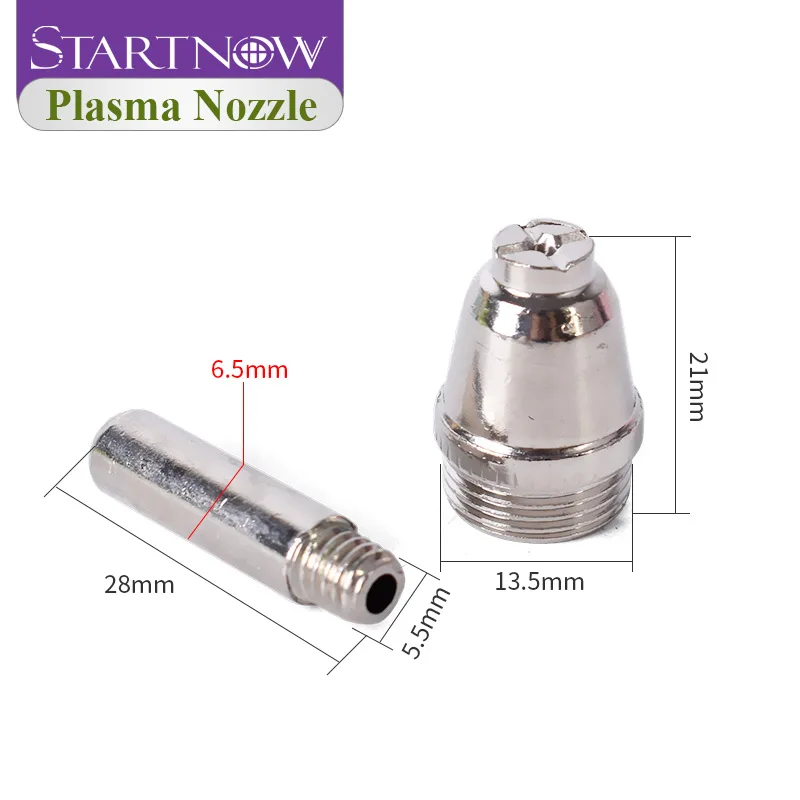 Startnow AG60 Nozzles Electrodes 20Sets/Lot Plasma Kits For SG55/WSD60 Portable CNC Plasma Cutting Machine