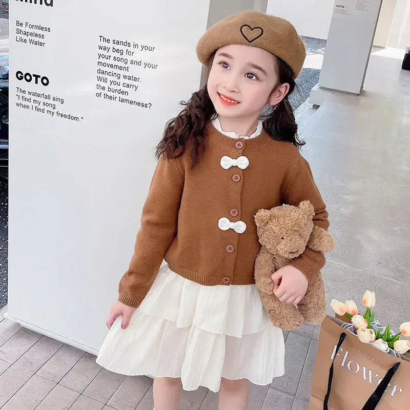 Girls Clothes Suit Autumn Clothing Childrens Fashion Style Spring and Autumn Childrens 2023 New Models Long Sleeve Two-piece Set