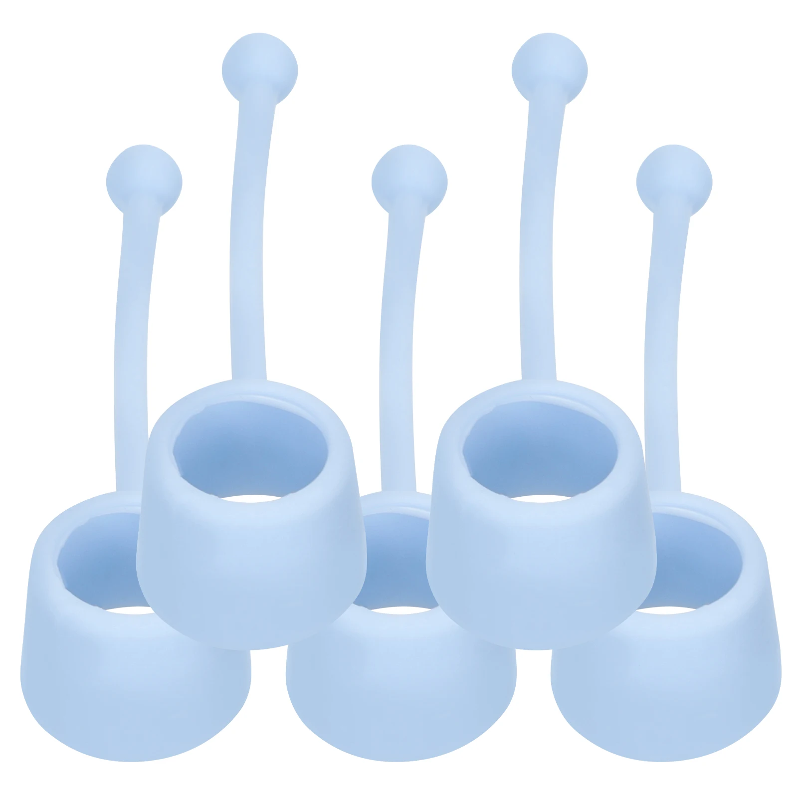 

5 Pcs Finger Strengthener Silica Gel Durable Trainer Portable Exercise Tools for Musicians Students Teachers Piano Guitar Rehab