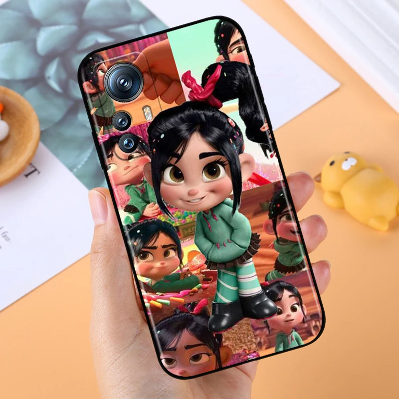 Anime Movie Wreck-It Ralph For Xiaomi Mi 13T 13 12T 12 11T 11i 11 A3 10T 10 9 Pro Lite Ultra 5G Black Soft Phone Case