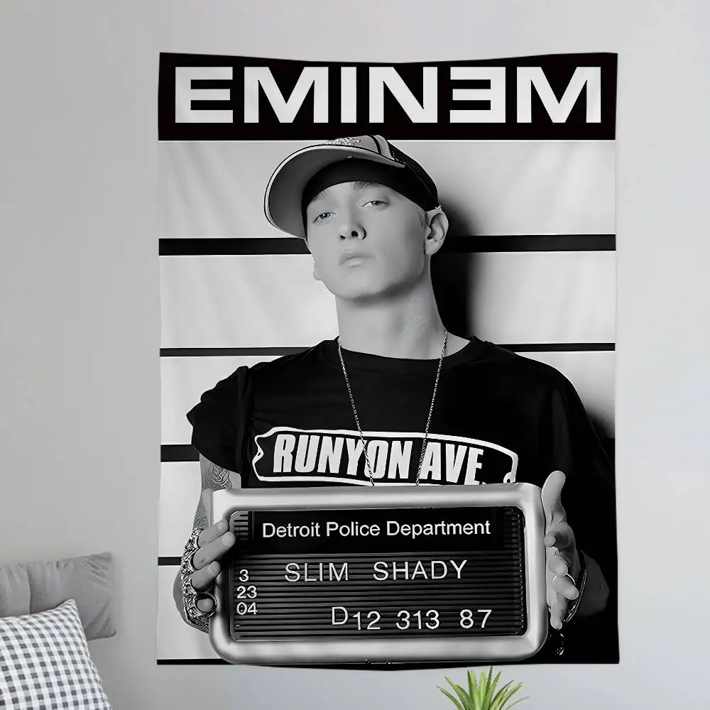 Hot pop Rap E-Eminem Colorful Tapestry Wall Hanging Bohemian Wall Tapestries Mandala Wall Art Decor