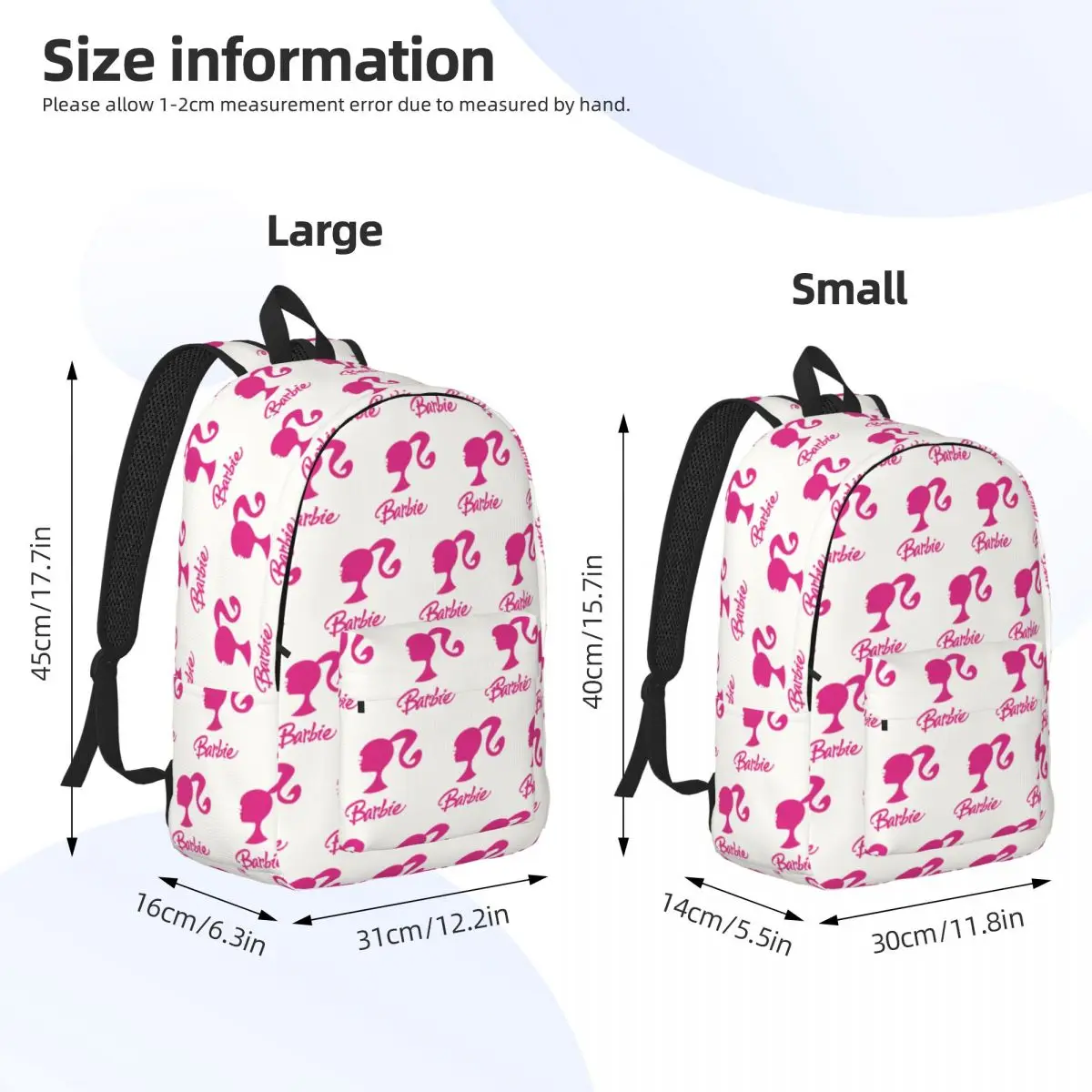 Do pracy Barbie Wielokomorowy projekt Harajuku Sanrio Barbie Bookbag College Student Bookbag Na prezenty