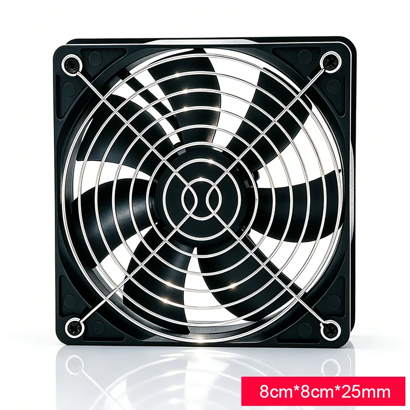USB Cooling Fan Router Set-Top Box TV Cat Cooling Ventilation 12cm Silent 8CM Exhaust Cooling 5V Computer Case Multi-Purpose image 3