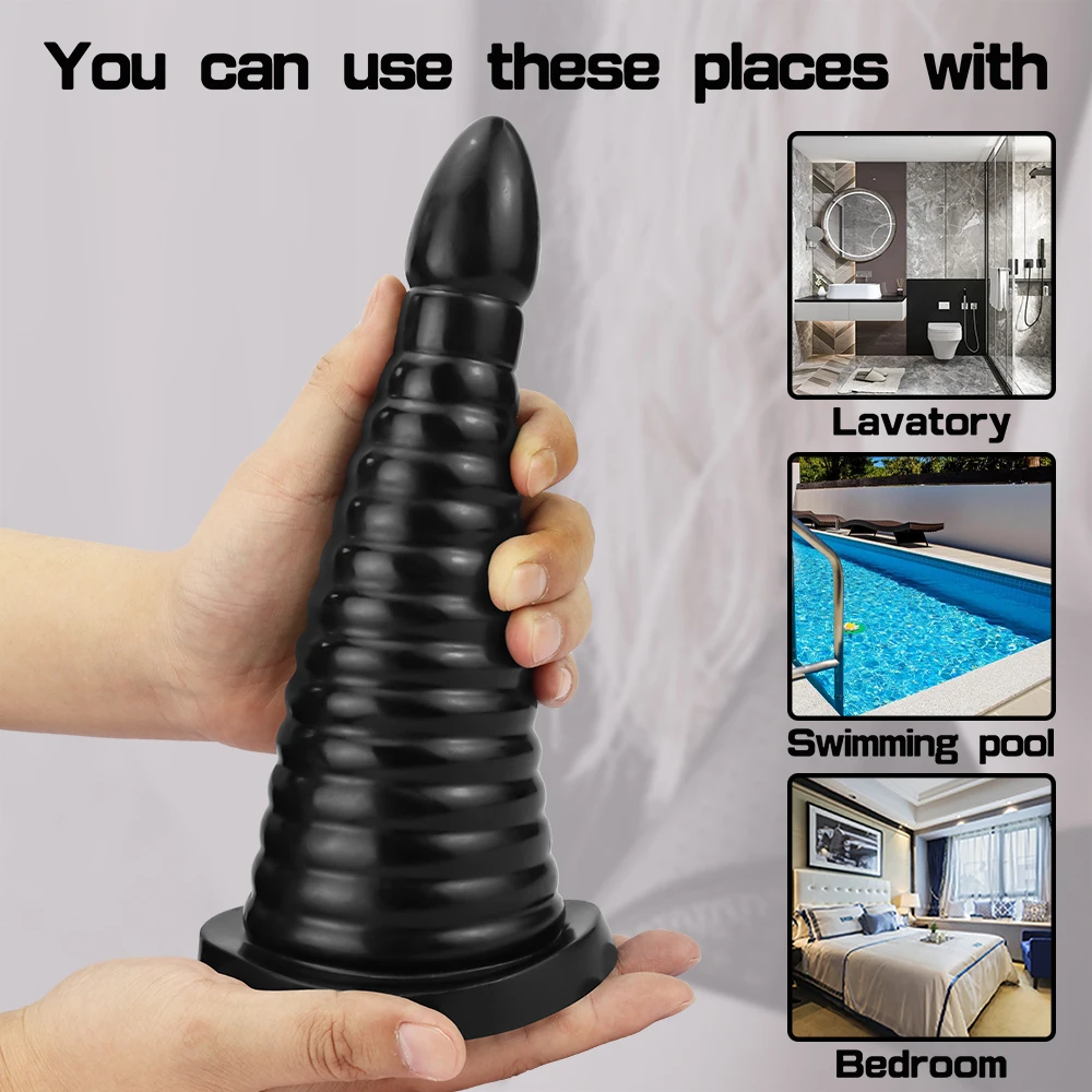 8cm Oversize Large Anal Butt Plug Threaded Huge Anal Dildo Anus ButtPlug Expansion Masturbator Prostate Massager for Man Sex Toy