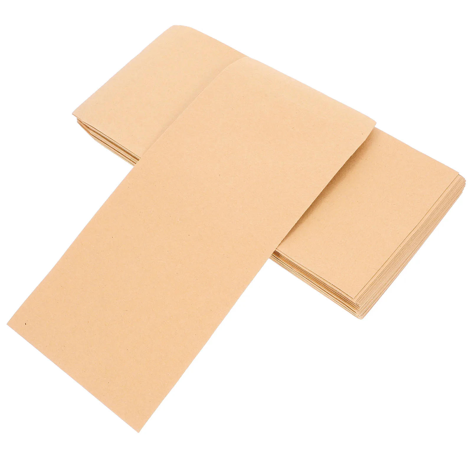 

50Pcs Commercial Envelopes Lightweight Paper Letter Envelopes for Office Accessories Message Cards Storage Stamps Greeting