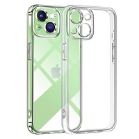 Thick Clear Silicone Soft TPU Case For iPhone 16 15 14 13 12 11 Pro Max Plus Mini Clear Full Cover Shell  Fundas Bumper