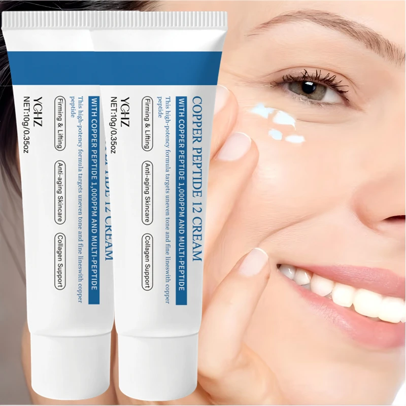 Skincare Product] Super 1000Ppm Copper Peptide Face Cream, Instant Firming Cream, Maximum Effectiveness - 98% Smooths Fine Lines, Instantly Firms - Long-Lasting Effect, Moisturizes and Nourishes, Improves or Reduces Signs of Aging