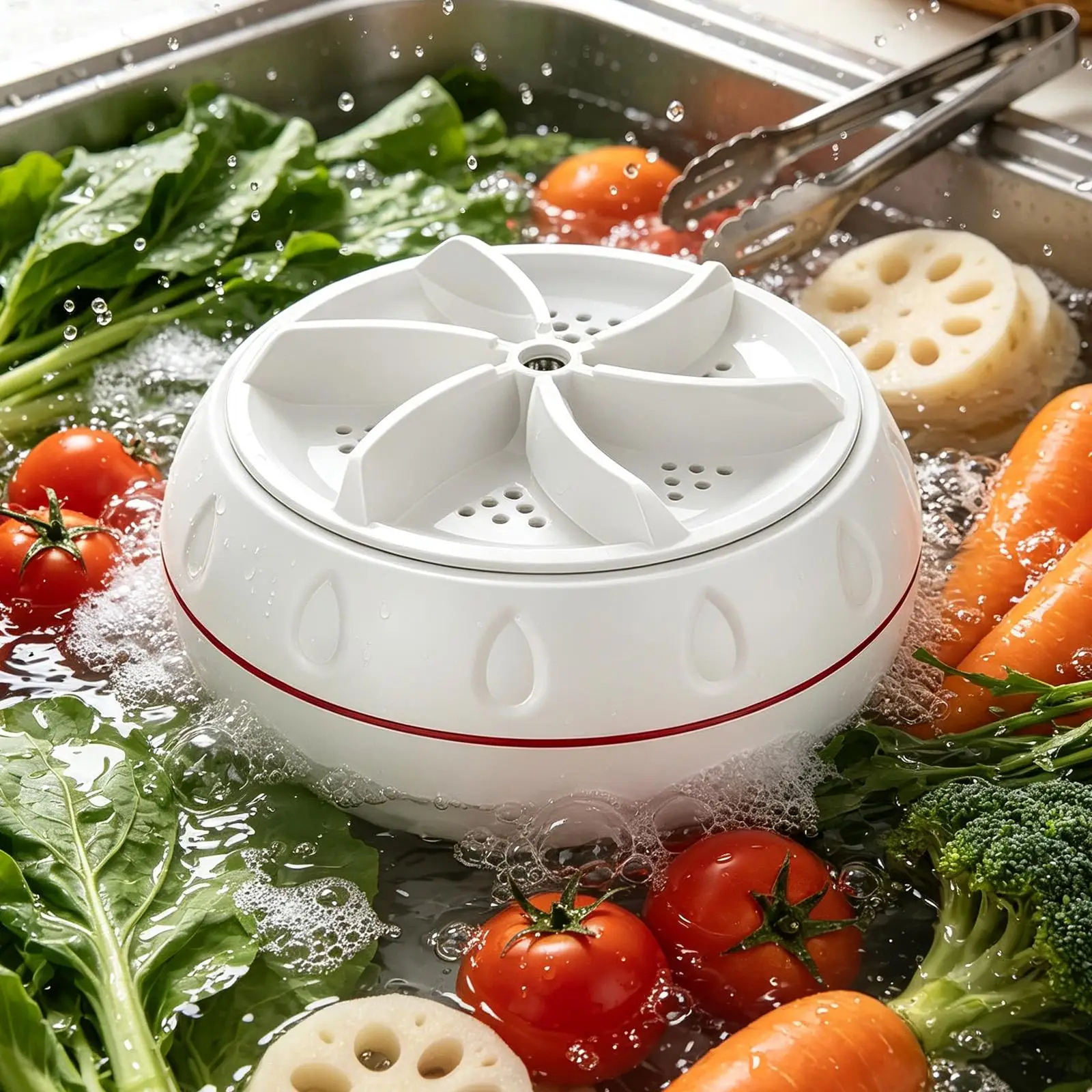 Mini Ultrasonic Washing Machine, Multipurpose USB Plug-In High Frequency Automatic Washer for Underwear Socks & Fruit Vegetable