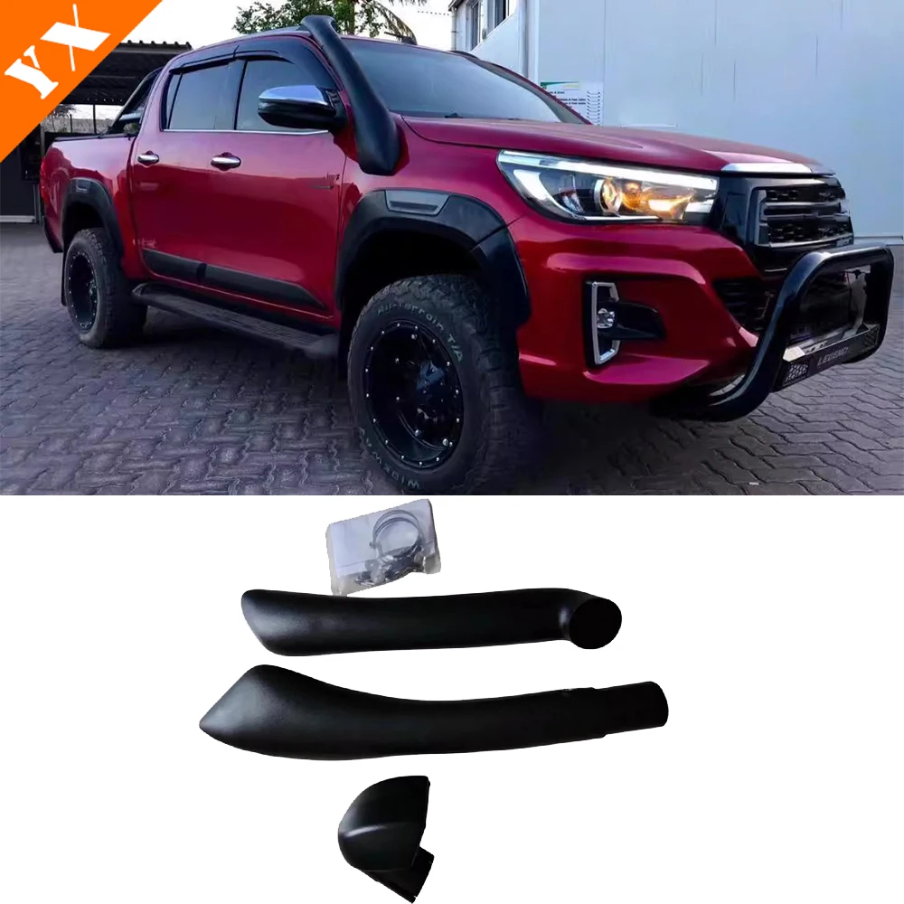 For Toyota hilux revo rocco 2015-2024 accessories Car wading tailpipe, off-road air intake, pickup truck wading equipment