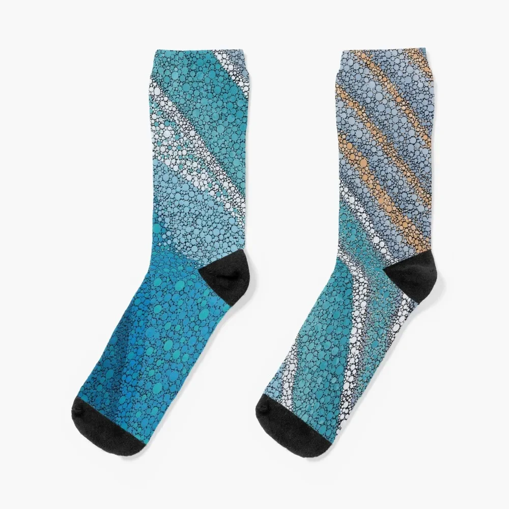 

With The Tides Socks christmas gifts custom new year Women's Socks Men's