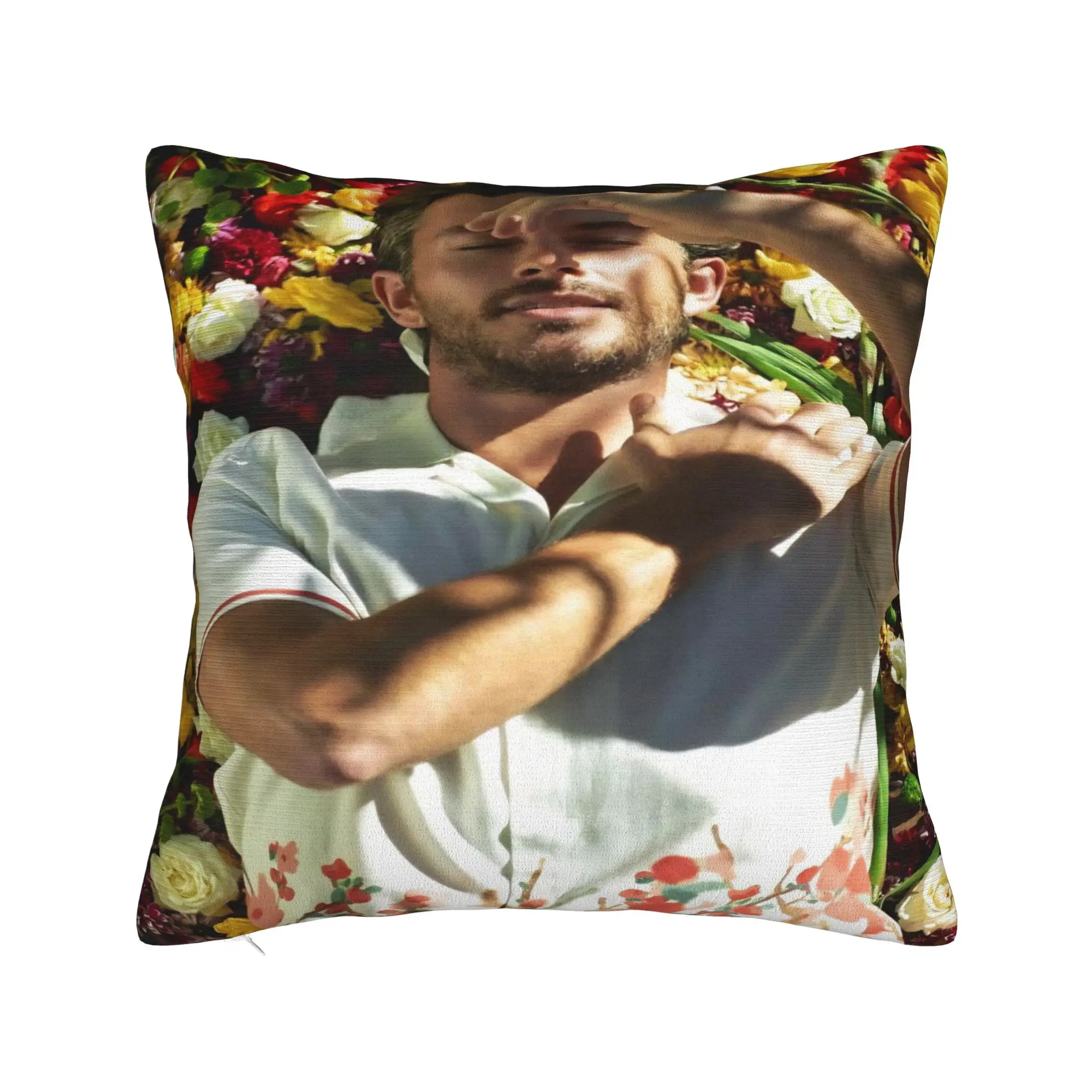 Jonathan Bailey Actor Square Pillowcases Polyester Sofa Comedy Cushion Case Cute Decor Throw Pillow Case 40*40