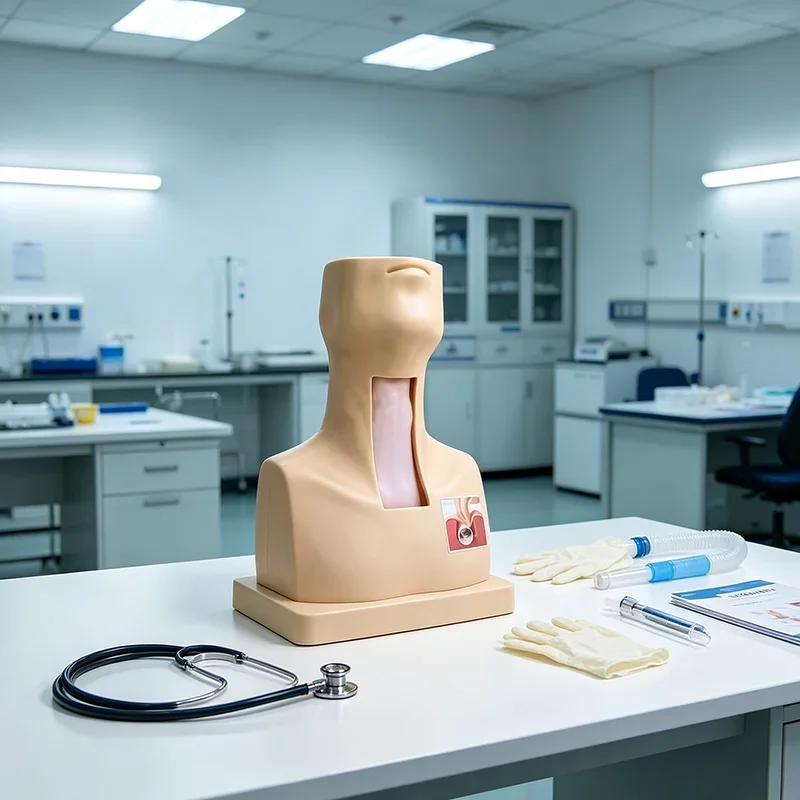 Adult Electronic Alarm Tracheal Intubation Teaching Model Nasal Intubation Airway Training Emulator