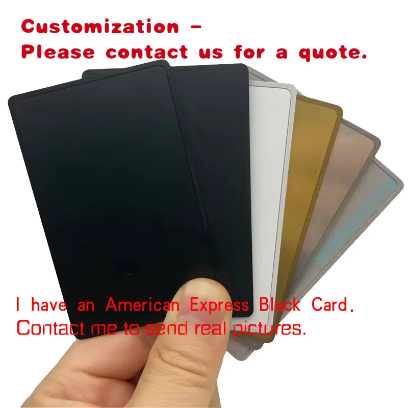 

custom.Contactless NFC Metal Business Card with RFID Chip Access Control Accessory