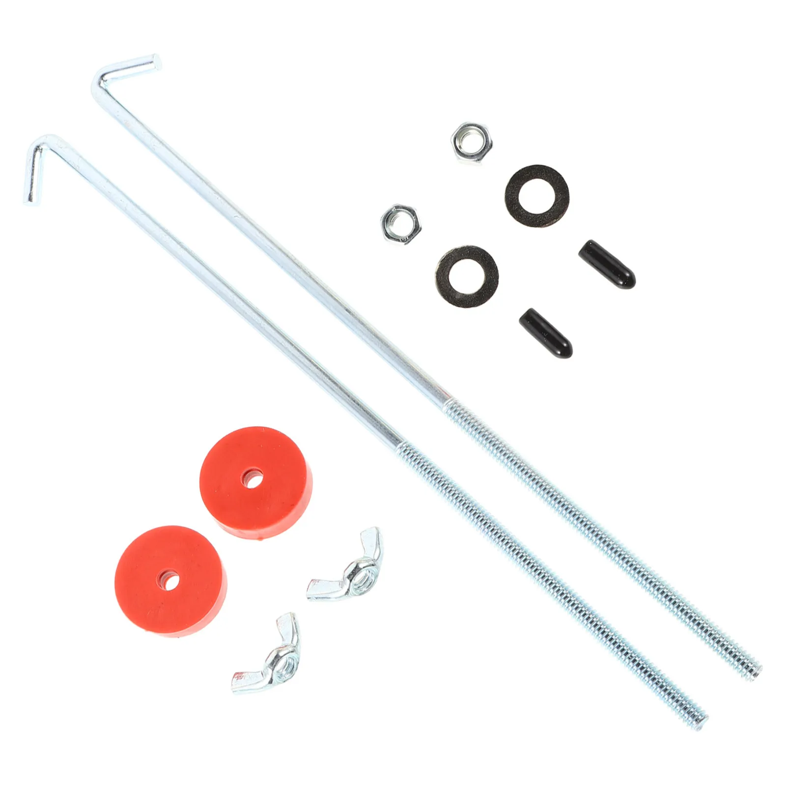 

2 pcs Hold Down Bracket Car Metal Retention Kit Secure Fit Easy Installation Durable Bolt Retainer Auto Fasten