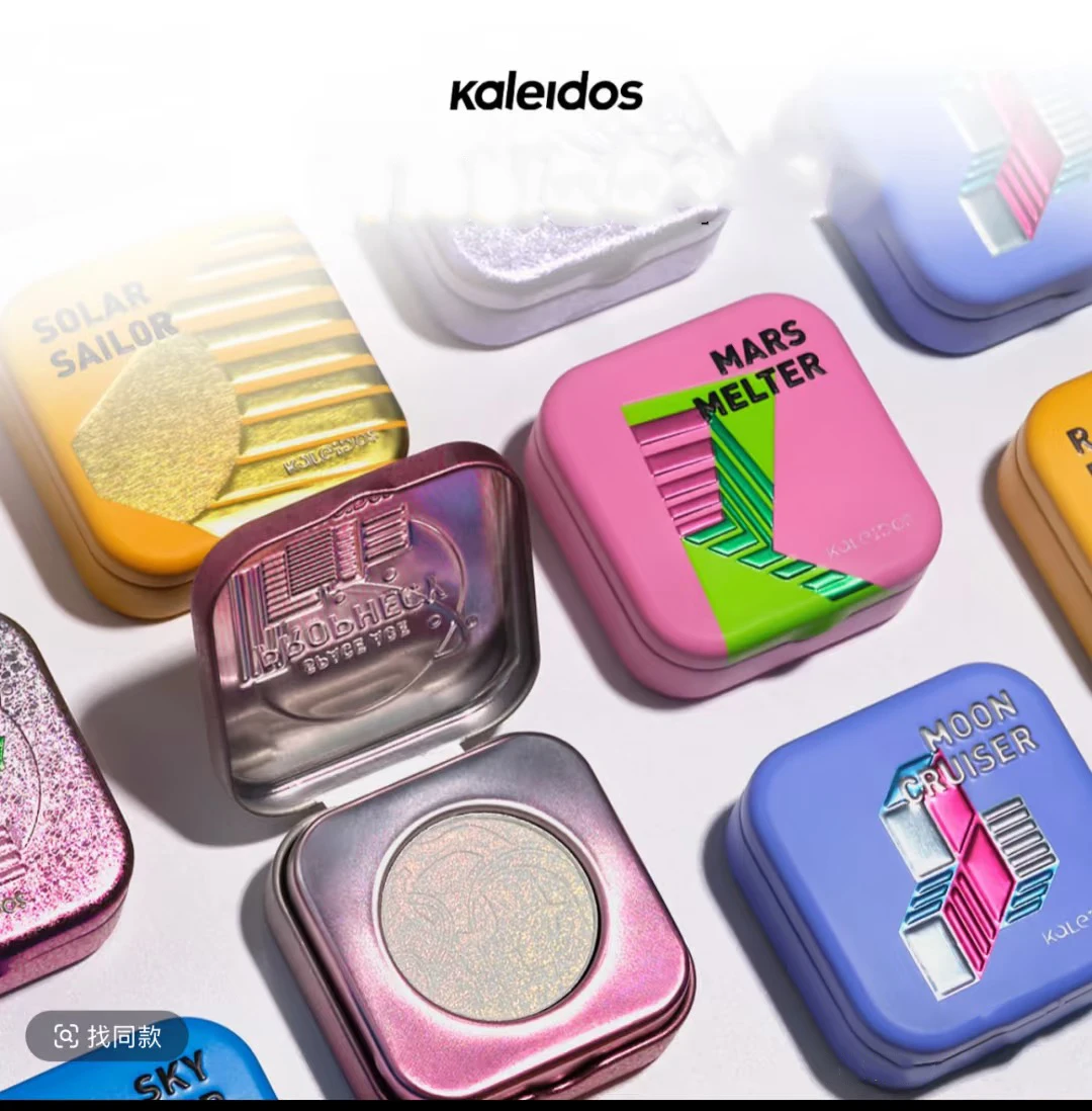 Kaleidos Chameleon Highlighter Powder Diamond Facial Brightening With Fine Shimmer Highlights Glitter Long Lasting Eye Shadow