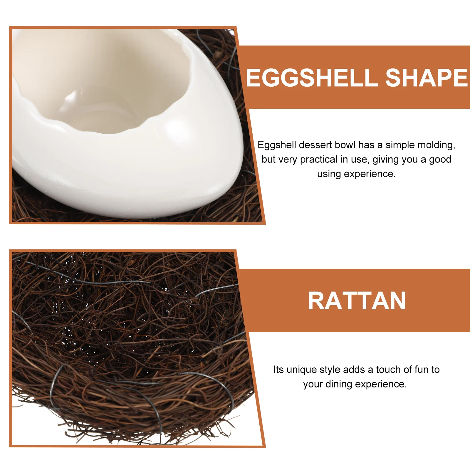 

Eggshell Dessert Bowl Porcelain Ceramic Food Storage Container Household Kitchen Decorative Snack Dish Wedding Home Decoration