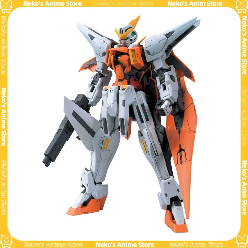 【En stock】BANDAI MG 1/100 Gundam Kyrios GN-003 Kit de modelo Transformable Gundam 00 figura de acción muñeca de escritorio regalo coleccionable