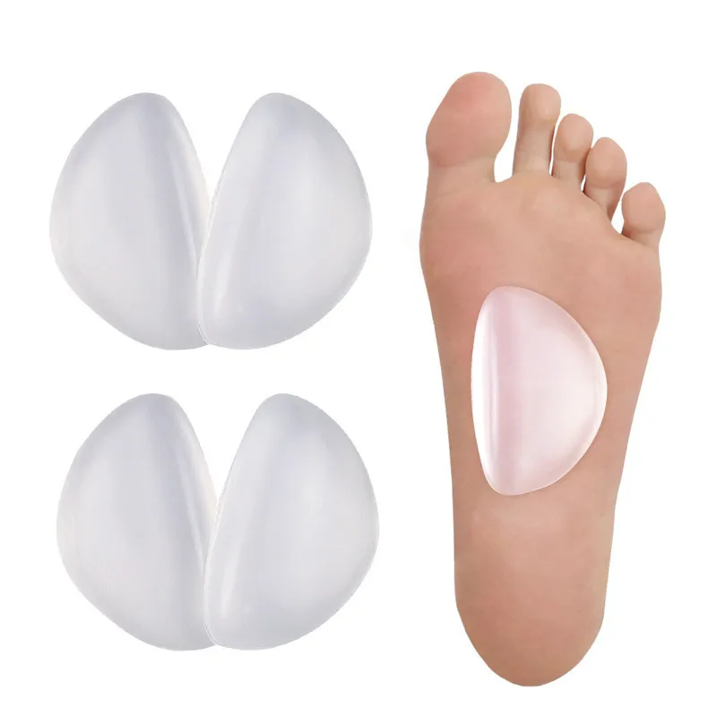 1Pair Professional Arch Orthotic Support Insole Foot Plate Flatfoot Corrector Shoe Cushion Foot Care Insert Insoles Silicone Gel