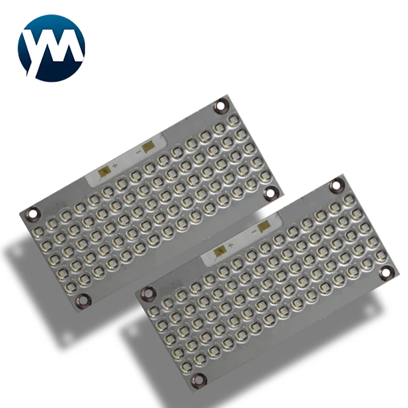 UV Module LED Công Suất Cao 200W COB PCB Thạch Anh Ống Kính UV LED Chữa Đèn 365nm 385mn 395nm 405nm 3D mực In Keo Đóng Rắn