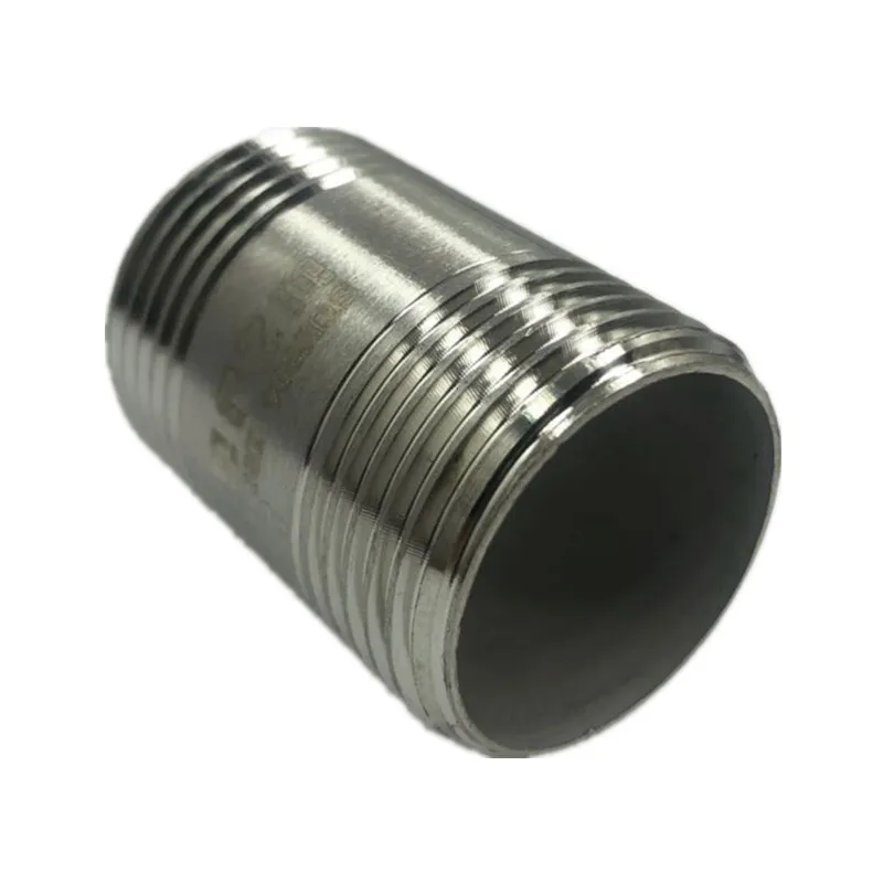 Water connection 1/4" 3/8" 1/2" 3/4" 1" 1-1/4" 1-1/2" Male X Male Threaded Pipe Fittings Stainless Steel SS304