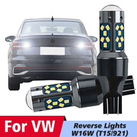 2pcs LED Backup Light Blub Reverse Lamp W16W T15 921 Canbus For VW Touareg Beetle CC EOS Routan Scirocco mk3 Sharan Tiguan