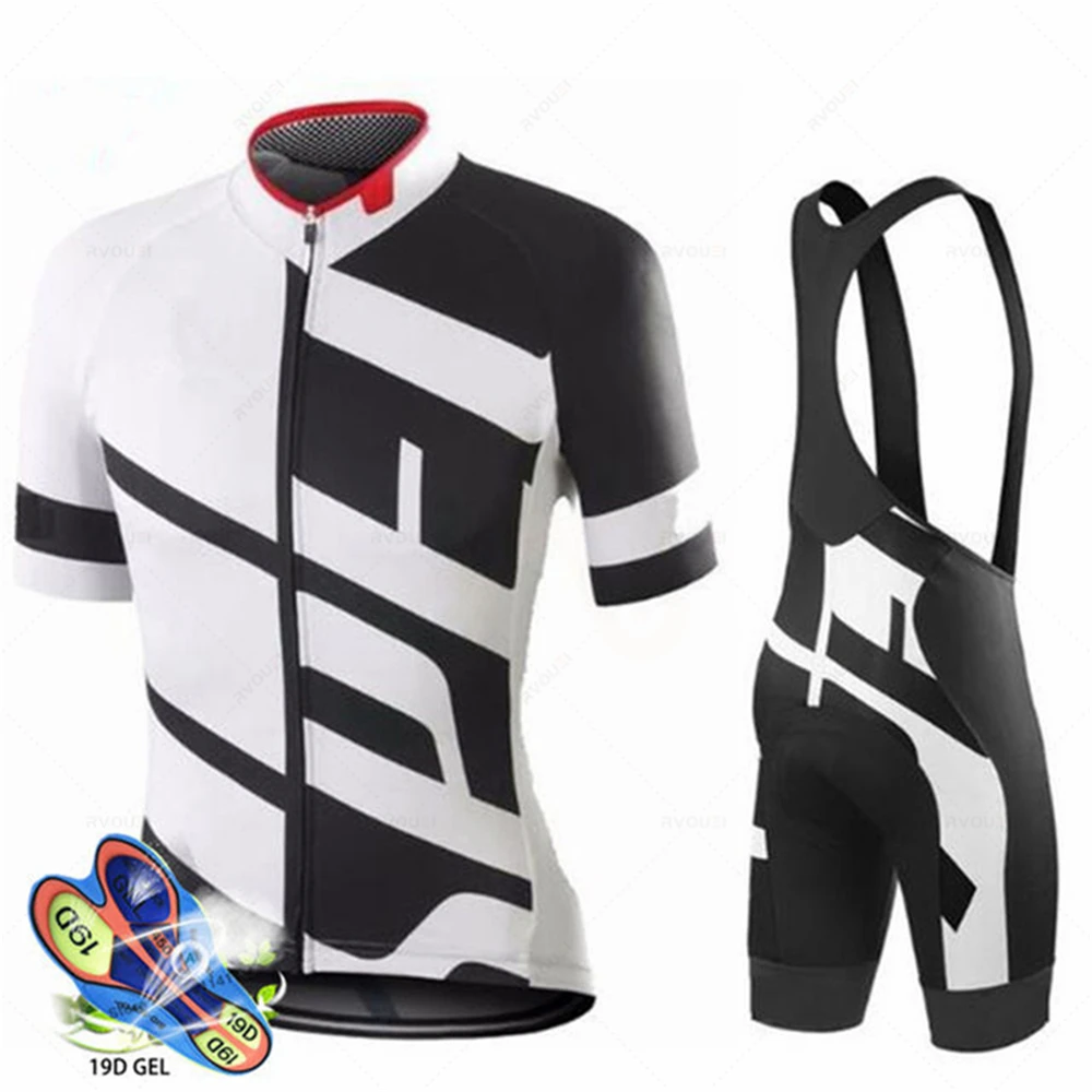 2023 Pro Team Cycling Jersey Set Men\'s Ciclismo Clothing Road Bike Shirts Suit Bicycle Bib Shorts MTB Sportsear Maillot Culotte