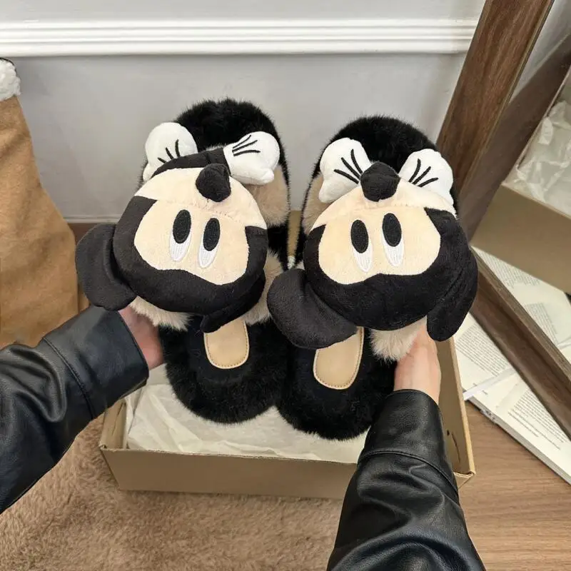 لطيف الفتيات الكرتون المنزل المضادة للانزلاق غامض النعال شتاء موضة جديدة تنوعا سميكة سوليد قطعة واحدة النعال مريحة #4