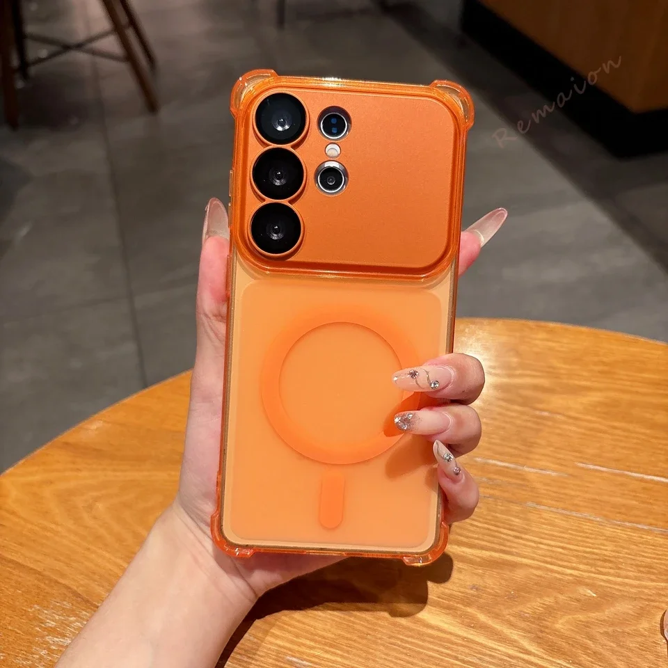 Stoßfeste Matte Magnetische Handyhülle für Samsung Galaxy S26 S24 Plus S25 Ultra A57 A17 A37 A27 A56 A26 A36 5G Schutzhülle – Detail 5
