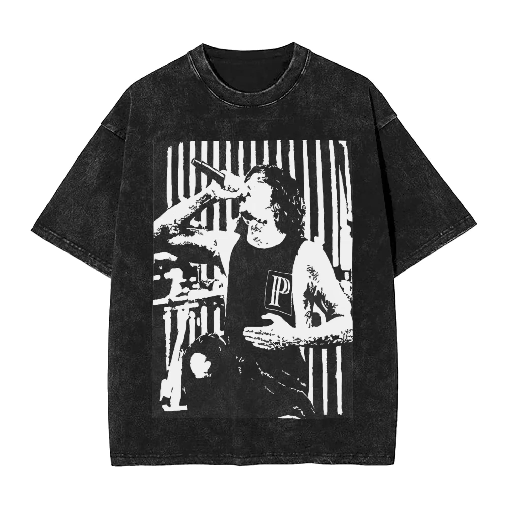 2025Camiseta lavada Oliver Sykes Brings Me The Horizons BMTH camiseta de Hip Hop ropa de calle Harajuku camisetas estampadas camiseta hombres mujeres