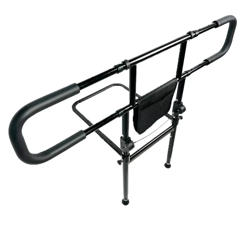 مقبض السكك الحديدية المساعدة للسرير الطبي القابل للتعديل، درابزين بجانب السرير، قضبان السرير لكبار السن والكبار