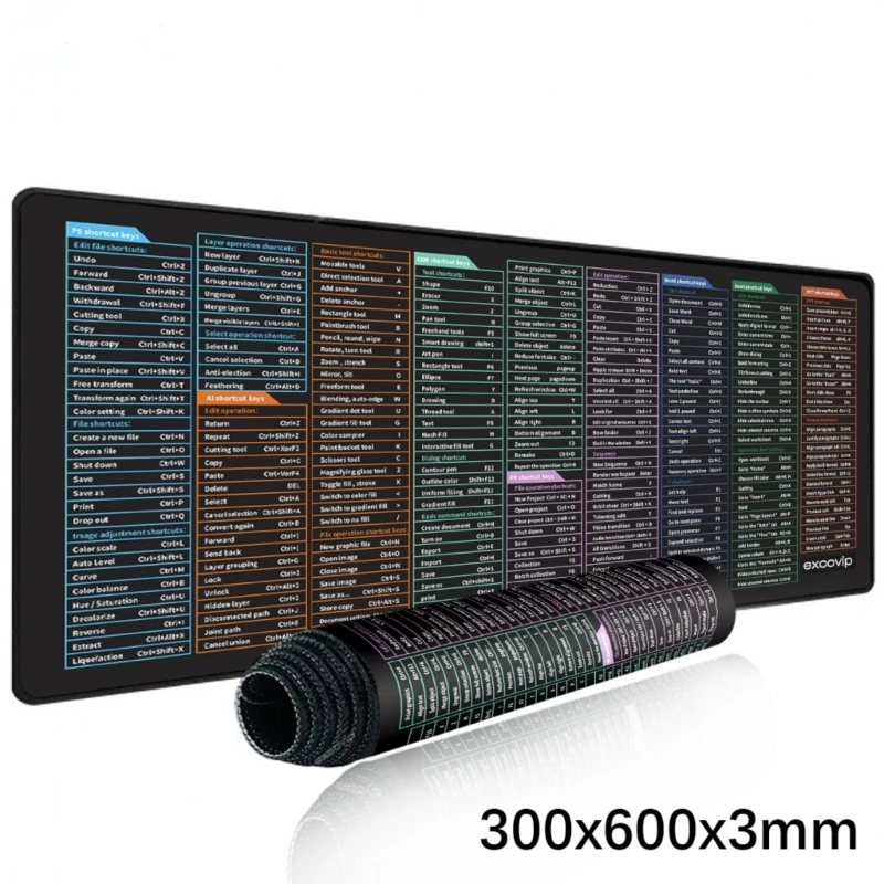 

Комплект Key Mouse Pad вытянутая большая листовая настольная площадка нельзя подходит для домашнего офиса Gaming Keyboard