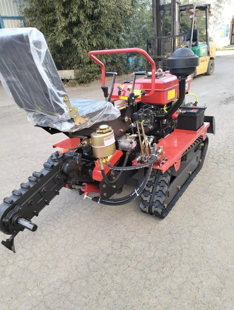 Multifunctional Crawler Furrow Ridger Track Self-propelled Ridge Former Light Duty Agricultural Soil Cultivating Machine
