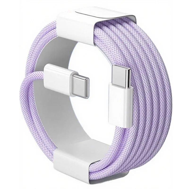 60W PD Nylon gevlochten USB-C naar USB-C snellaadkabel voor iPhone 17 16 15 /Pro Max compatibiliteit Samsung Type C snelladen