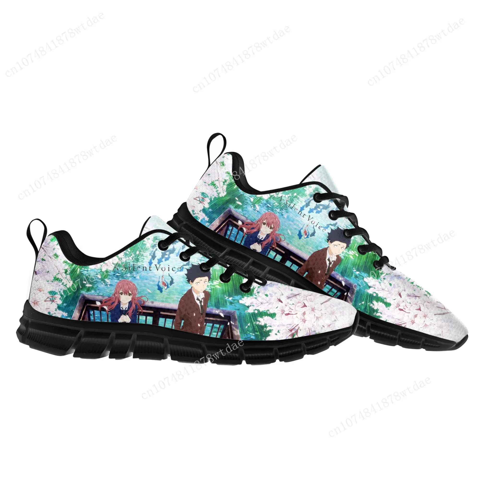 A Silent Voice Sports Shoes Mens Womens Teenager Kids Children Sneakers High Quality Japanese Anime Manga Sneaker Custom Shoe