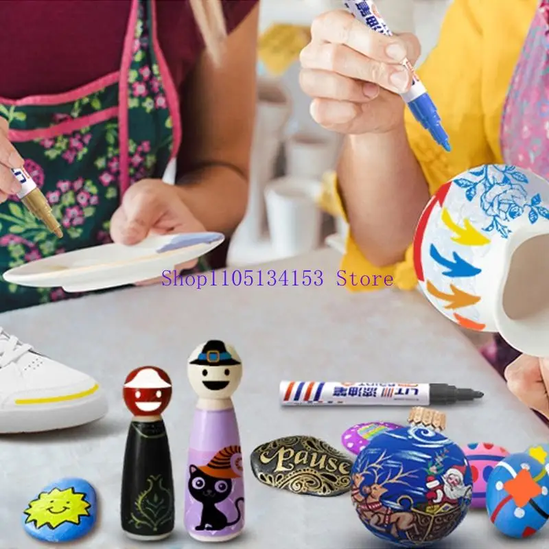 

Портативная автомобильная ручка для ретуши для шин, колес, перманентная водостойкая ручка для ремонта царапин на масляной основе