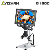 YIZHAN G1600 Digital Microscope For Soldering 16MP 1600X Electronic Microscopes G1200 1200X Continuous Amplification Magnifier