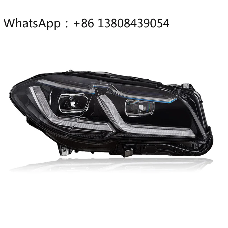 

Для BMW 5 серии F10 F11 F18 M5 520i 525i 528i 535i 550i 2011-2017 Модифицированные ксеноновые HID фары с LED-подсветкой (Corner Eye), новые, 6000K, 12V