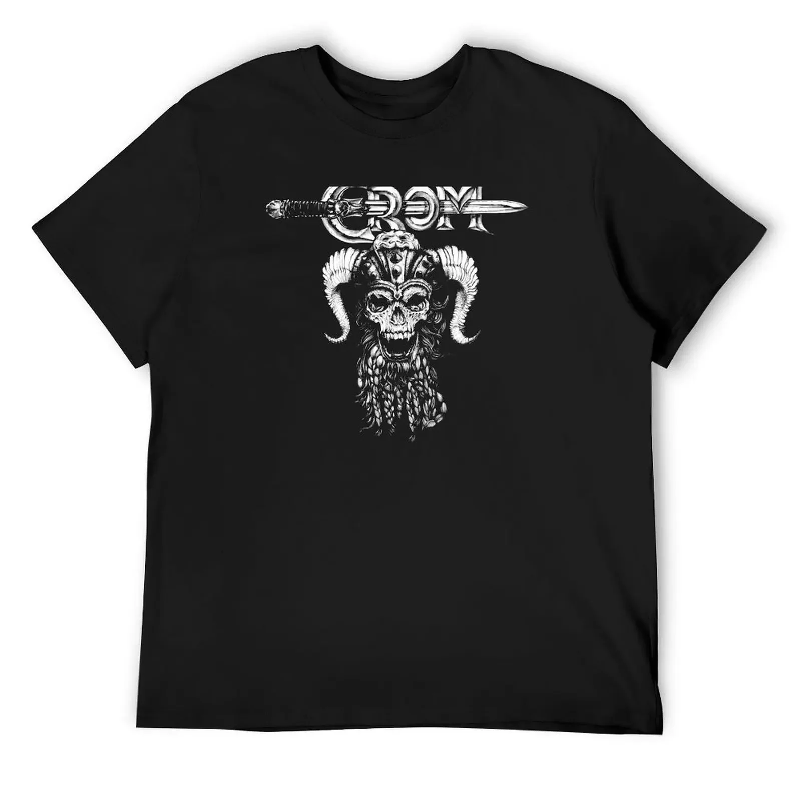 

Crom (Light Print) T-Shirt plus size clothes shirts graphic tee heavyweights mens fashion