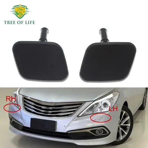 Hyundai Azera 2015 2016 2017 앞 범퍼 헤드 라이트 램프 와셔 스프레이 청소 액츄에이터 커버 캡 고품질